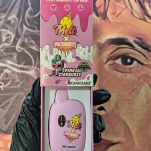 melt x packwoods pink starburst